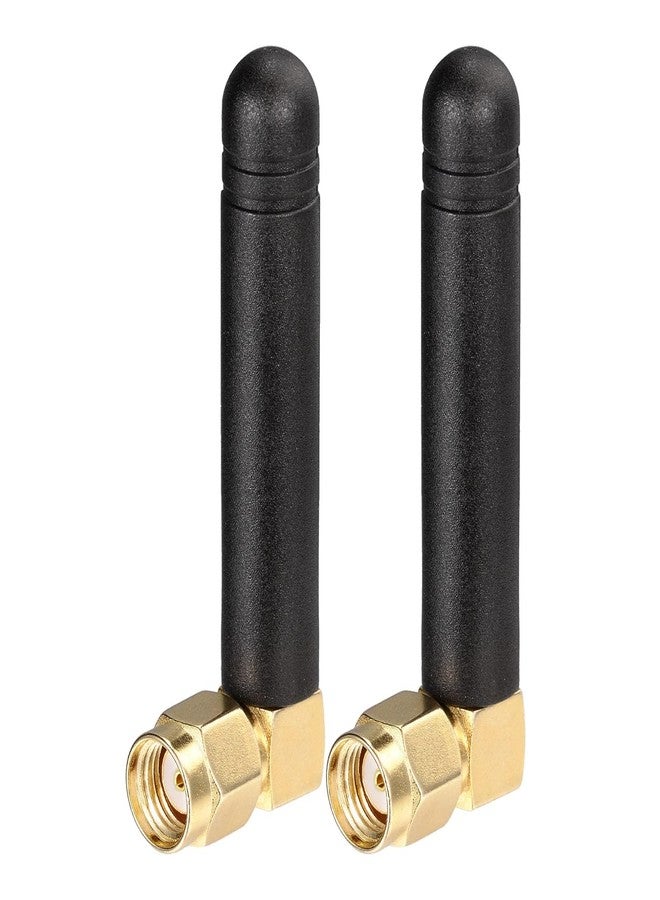 Bingfu Mini Dual Band WiFi 2.4GHz 5GHz 5.8GHz MIMO RP-SMA Male Right Angle Antenna (2-Pack) for FPV Bluetooth USB Adapter Computer PCIe Card WiFi Router Wireless Back Up Camera - Image 1